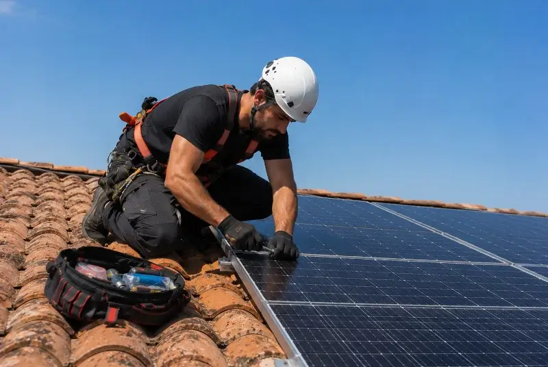 Maintenance et monitoring de panneaux solaires à Bruille-Saint-Amand